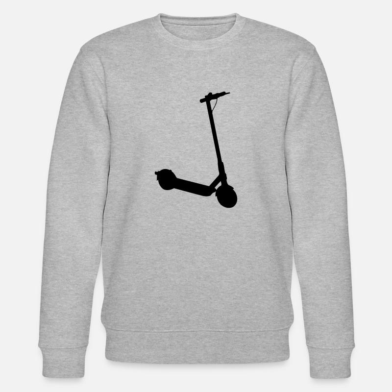 e scooter silhouette - Stanley/Stella Unisex Bio-Sweatshirt CHANGER  - Grau meliert
