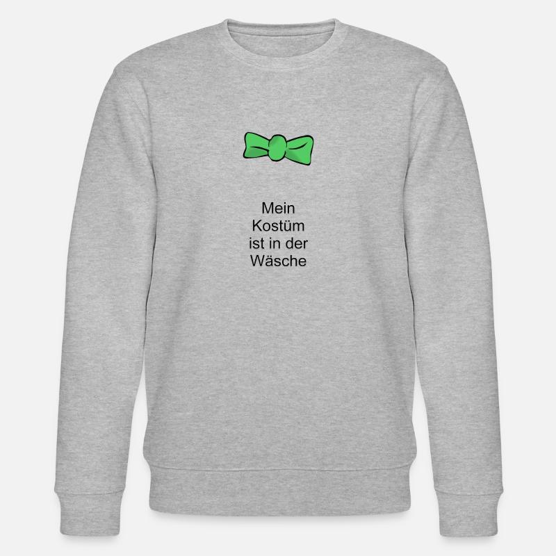 Fasching Fliege - Stanley/Stella Unisex Bio-Sweatshirt CHANGER  - Grau meliert