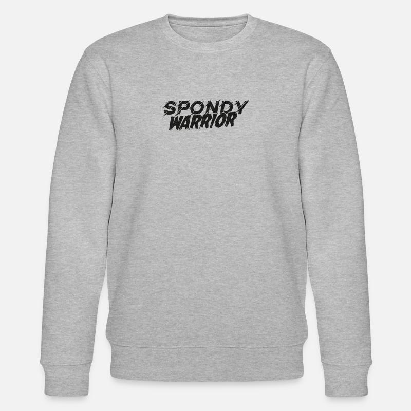 spondywarrior basic black - Stanley/Stella Unisex Bio-Sweatshirt CHANGER  - Grau meliert