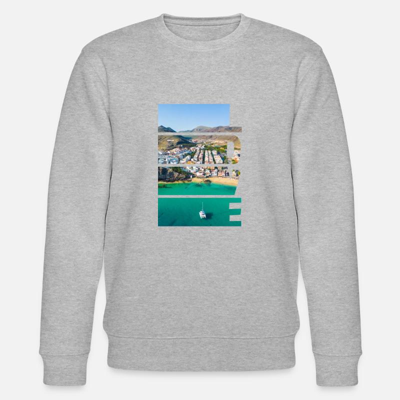 Morro Jable - Love - Stanley/Stella CHANGER Unisex Organic Sweatshirt - heather grey