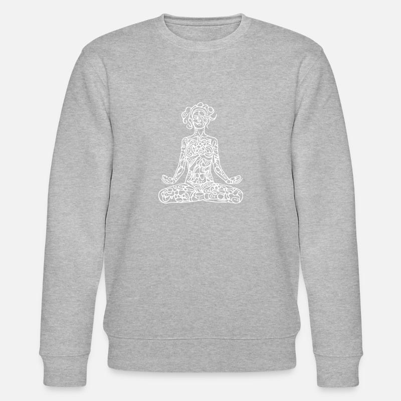 Meditation - Stanley/Stella Unisex Bio-Sweatshirt CHANGER  - Grau meliert