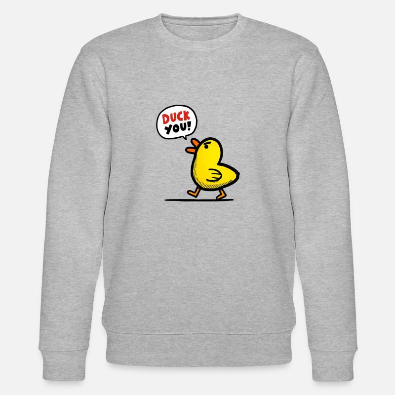 Canardez-vous - Sweat bio CHANGER Stanley/Stella Unisexe - gris chiné