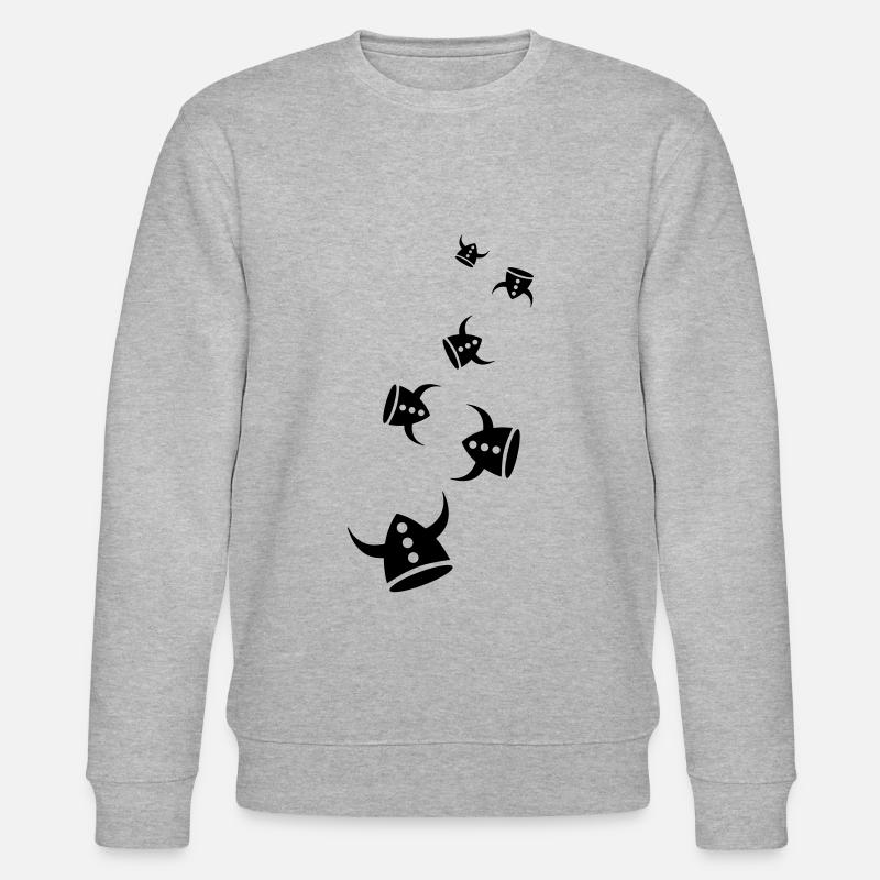 Wikinger Helm - Stanley/Stella Unisex Bio-Sweatshirt CHANGER  - Grau meliert