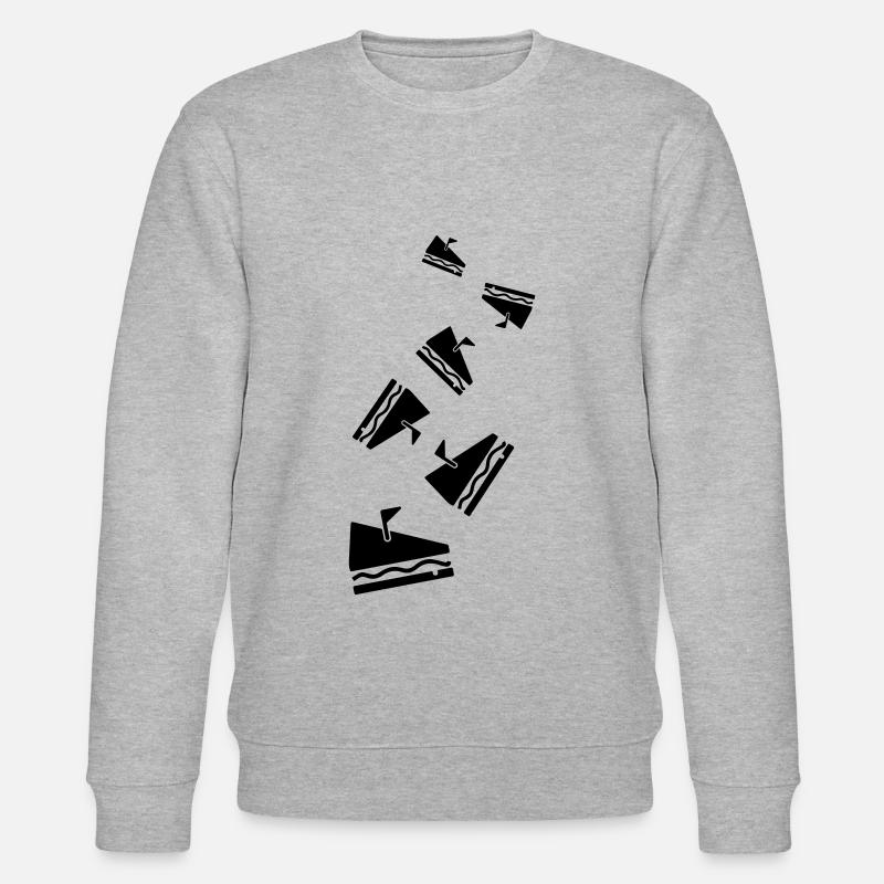 Käse Symbol Cheese - Sweat bio CHANGER Stanley/Stella Unisexe - gris chiné