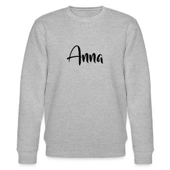 Name - Anna - Stanley/Stella CHANGER Unisex Organic Sweatshirt - heather grey - Front - Nik (191cm) & Marisol (170cm)