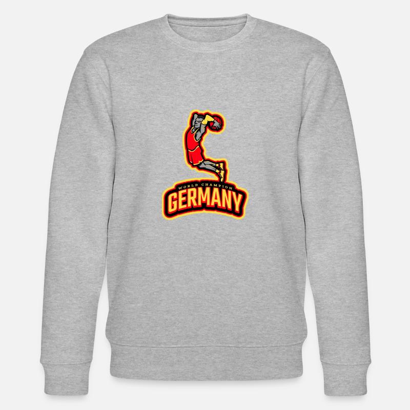 Tshirt de basket-ball Champion du Monde Cadeau 2023 Dunk - Sweat bio CHANGER Stanley/Stella Unisexe - gris chiné