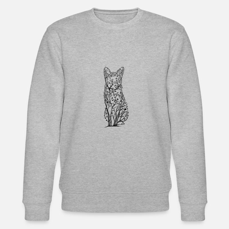 Fox décoratif - Sweat bio CHANGER Stanley/Stella Unisexe - gris chiné