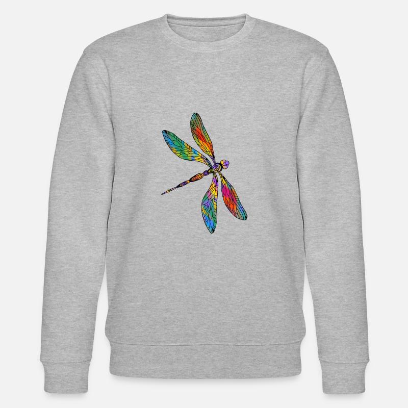 Libellule - Sweat bio CHANGER Stanley/Stella Unisexe - gris chiné