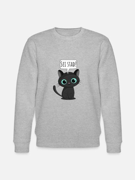 Sei stad! - Stanley/Stella Unisex Bio-Sweatshirt CHANGER - Grau meliert