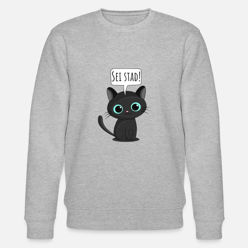 Sei stad! - Stanley/Stella Unisex Bio-Sweatshirt CHANGER  - Grau meliert