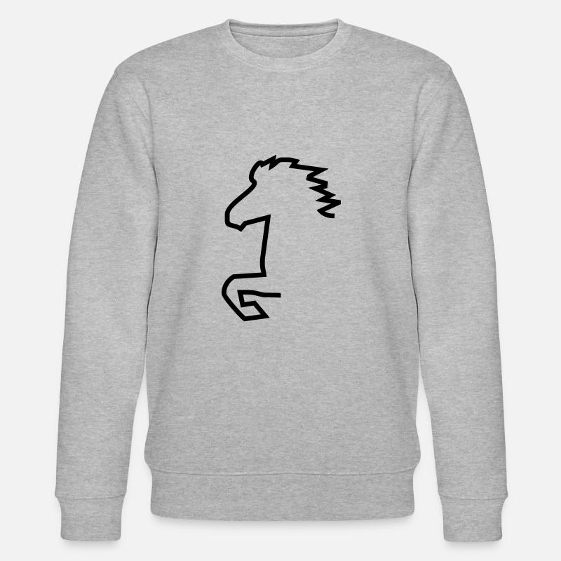 Islandpferd - Stanley/Stella Unisex Bio-Sweatshirt CHANGER  - Grau meliert