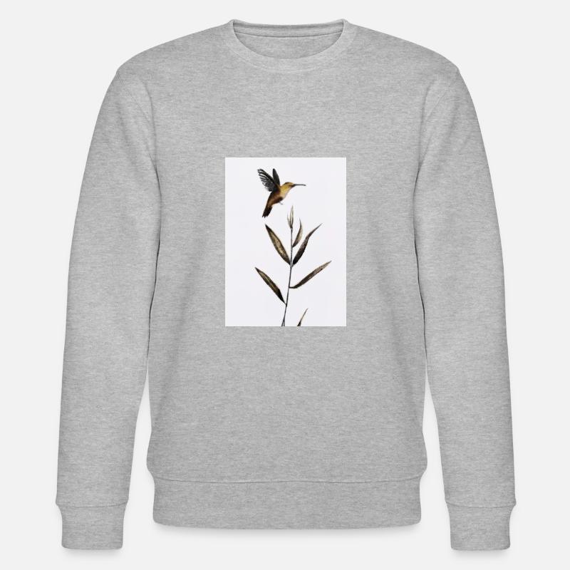 Abstrakter Vogel - Stanley/Stella Unisex Bio-Sweatshirt CHANGER  - Grau meliert