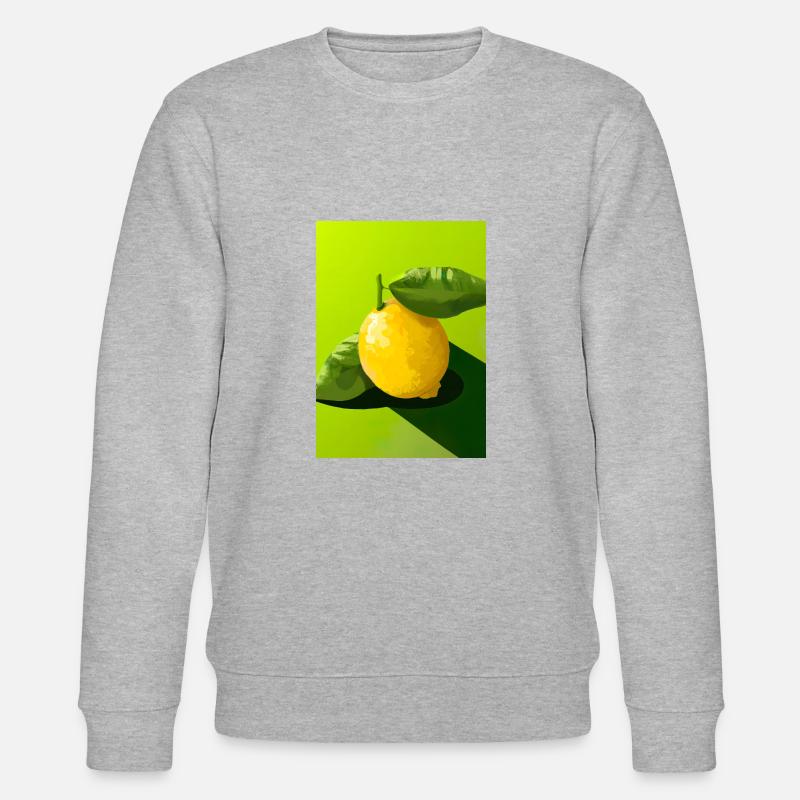 Zitrusfrüchte - Stanley/Stella Unisex Bio-Sweatshirt CHANGER  - Grau meliert