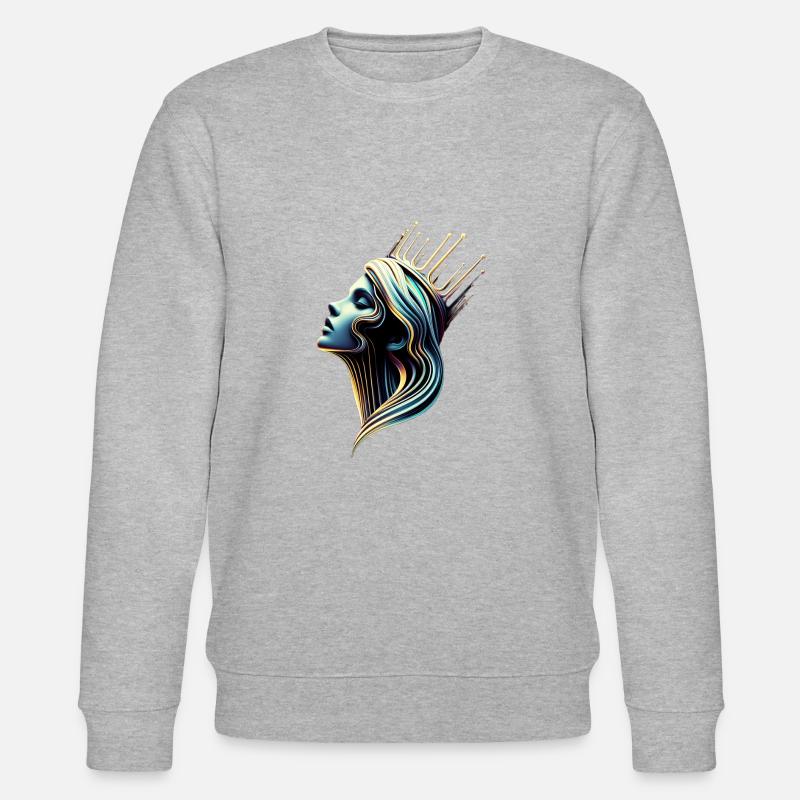 The Queen | Archetyp - Stanley/Stella Unisex Bio-Sweatshirt CHANGER  - Grau meliert