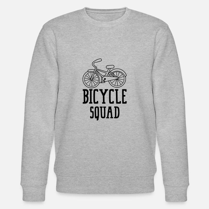Bicycle Squad Ironischer Spruch Niedlicher - Stanley/Stella Unisex Bio-Sweatshirt CHANGER  - Grau meliert