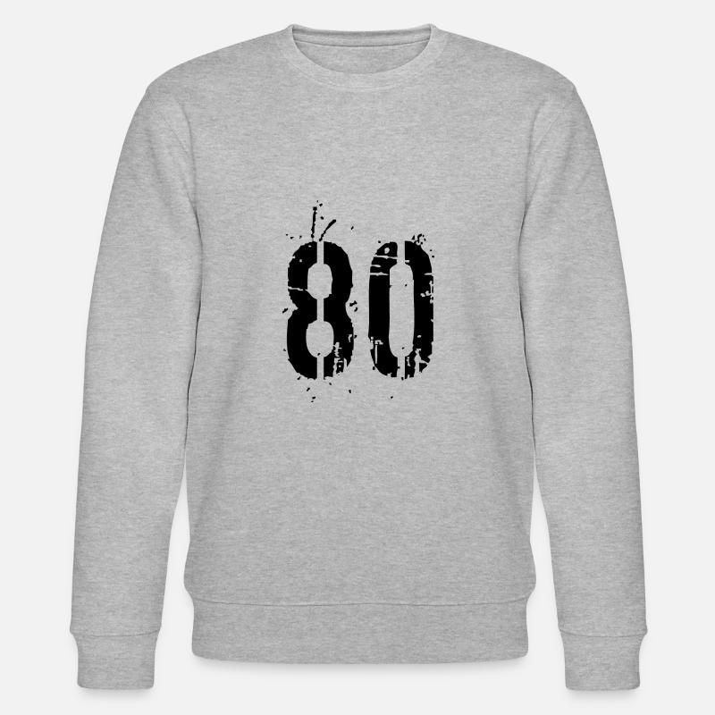 Nummer 80 - Stanley/Stella Unisex Bio-Sweatshirt CHANGER  - Grau meliert