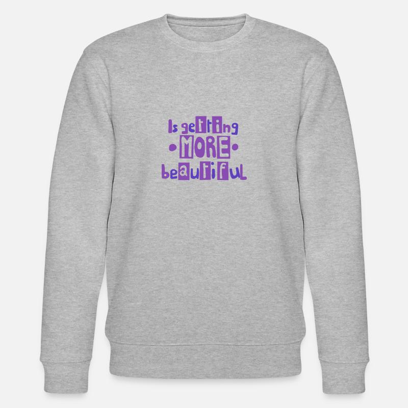 wird schöner - Stanley/Stella Unisex Bio-Sweatshirt CHANGER  - Grau meliert