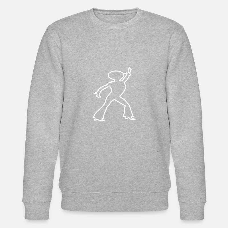 disco dancer - Stanley/Stella CHANGER Unisex Organic Sweatshirt - heather grey