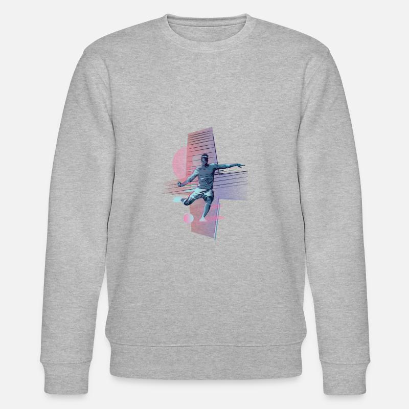 Fußball - Stanley/Stella Unisex Bio-Sweatshirt CHANGER  - Grau meliert