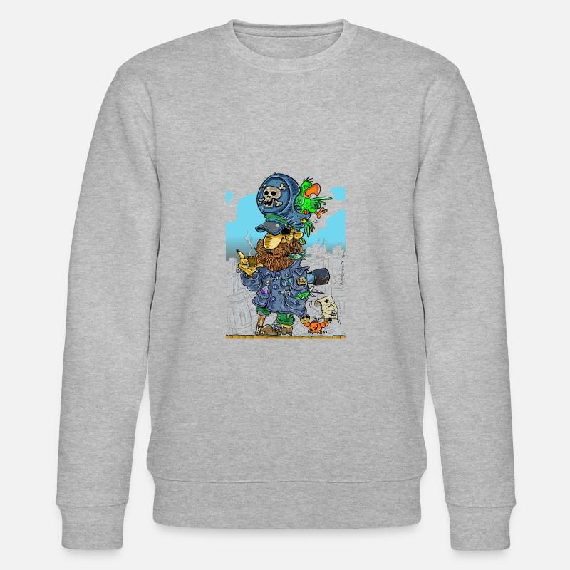 abentures marines - Sweat bio CHANGER Stanley/Stella Unisexe - gris chiné