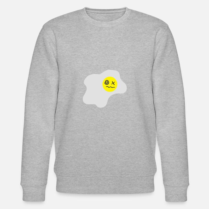 Spiegelei K.o. - Stanley/Stella Unisex Bio-Sweatshirt CHANGER  - Grau meliert