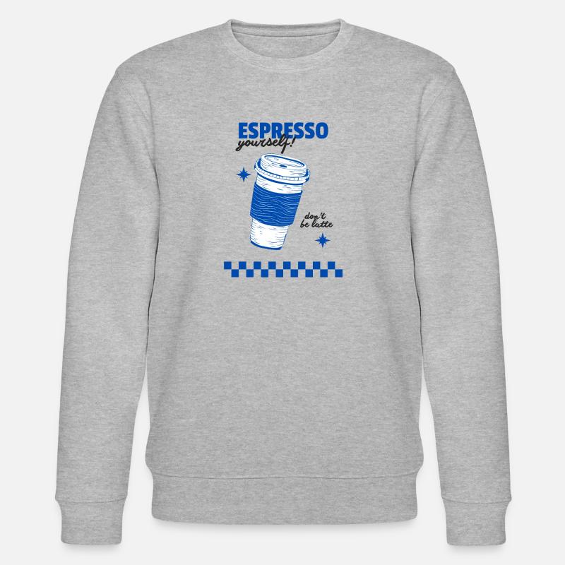 Espresso vous-même - Sweat bio CHANGER Stanley/Stella Unisexe - gris chiné