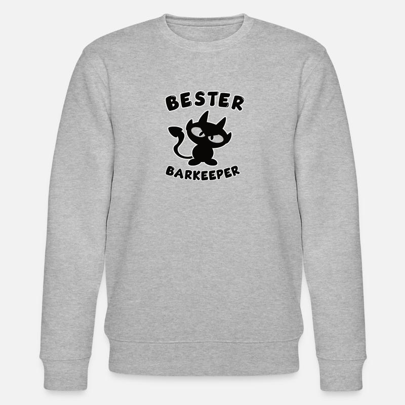 cool best bartender design - Stanley/Stella CHANGER Unisex Organic Sweatshirt - heather grey