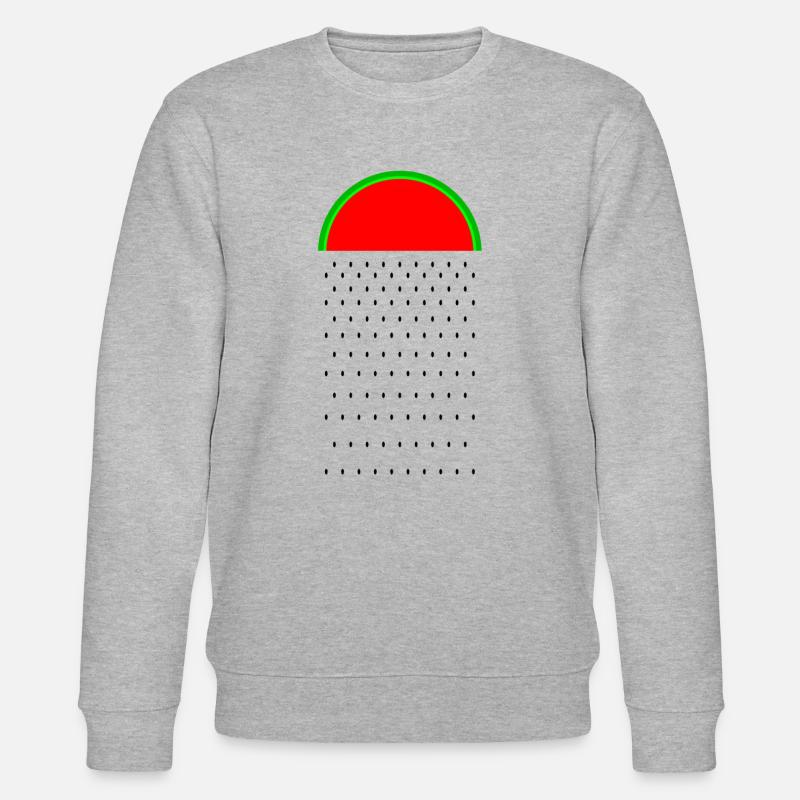 Melonenregen - Stanley/Stella Unisex Bio-Sweatshirt CHANGER  - Grau meliert