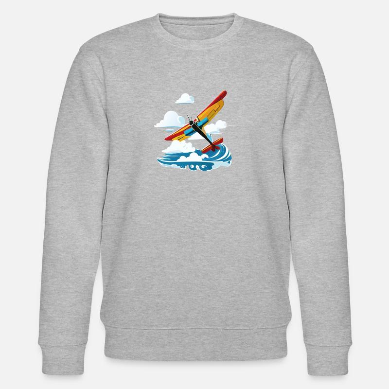 YellowUpSpreadClouds (en anglais seulement) - Sweat bio CHANGER Stanley/Stella Unisexe - gris chiné