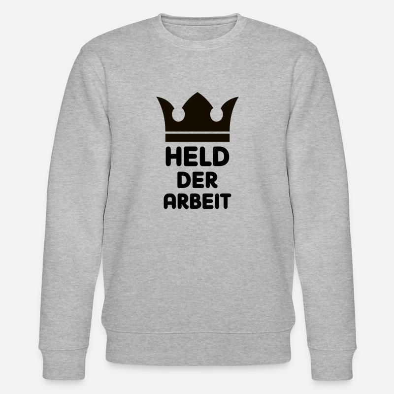 Held der Arbeit - Stanley/Stella Unisex Bio-Sweatshirt CHANGER  - Grau meliert