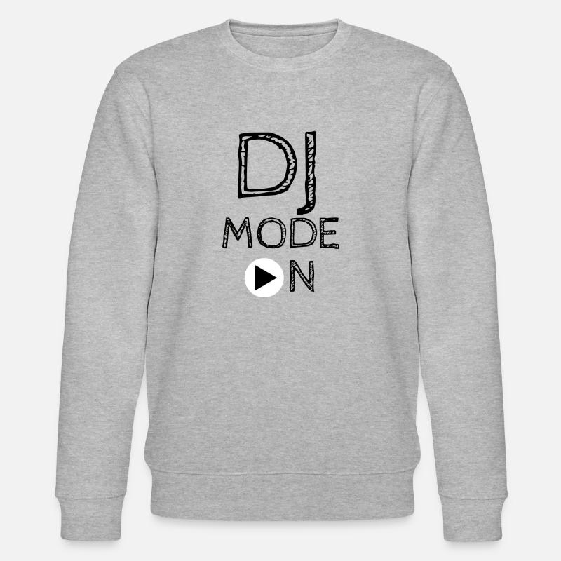 DJ-Modus auf - Stanley/Stella Unisex Bio-Sweatshirt CHANGER  - Grau meliert