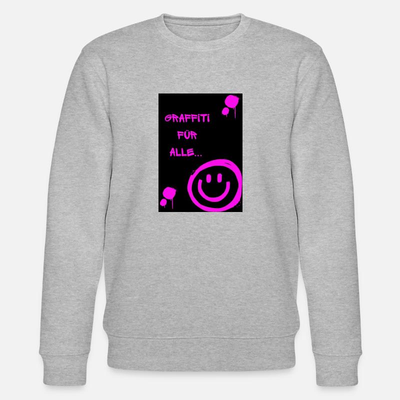Graffiti - Stanley/Stella Unisex Bio-Sweatshirt CHANGER  - Grau meliert