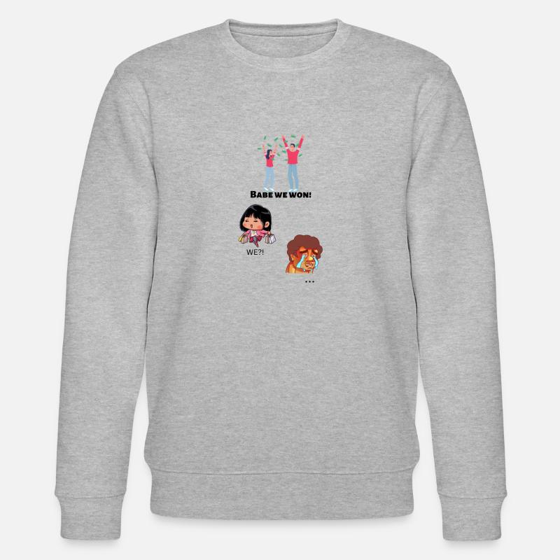 Paar - Stanley/Stella Unisex Bio-Sweatshirt CHANGER - Grau meliert