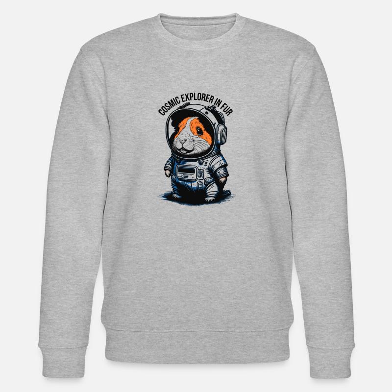 Voyageur de l’espace à fourrure - Sweat bio CHANGER Stanley/Stella Unisexe - gris chiné