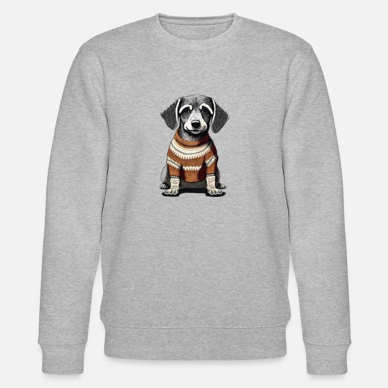 Chien avec un pull - Sweat bio CHANGER Stanley/Stella Unisexe - gris chiné