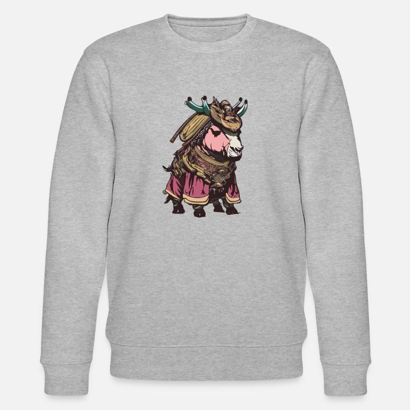 Samurai Pony - Stanley/Stella Unisex Bio-Sweatshirt CHANGER  - Grau meliert