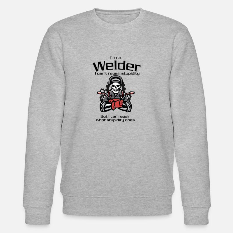 Le métier de soudeur - Sweat bio CHANGER Stanley/Stella Unisexe - gris chiné