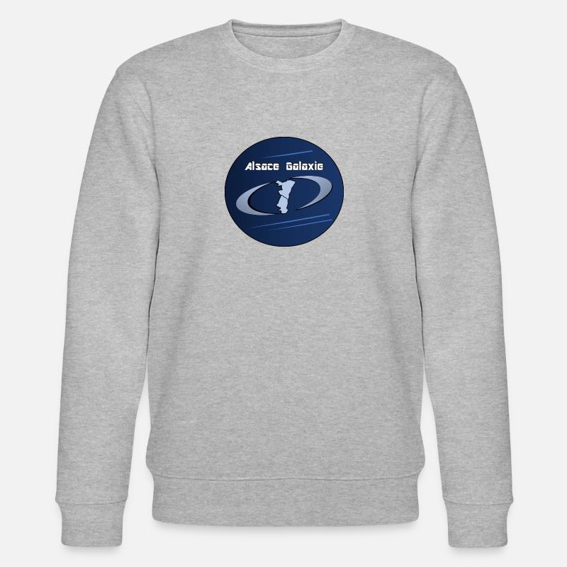 Elsässer Galaxie - Stanley/Stella Unisex Bio-Sweatshirt CHANGER  - Grau meliert