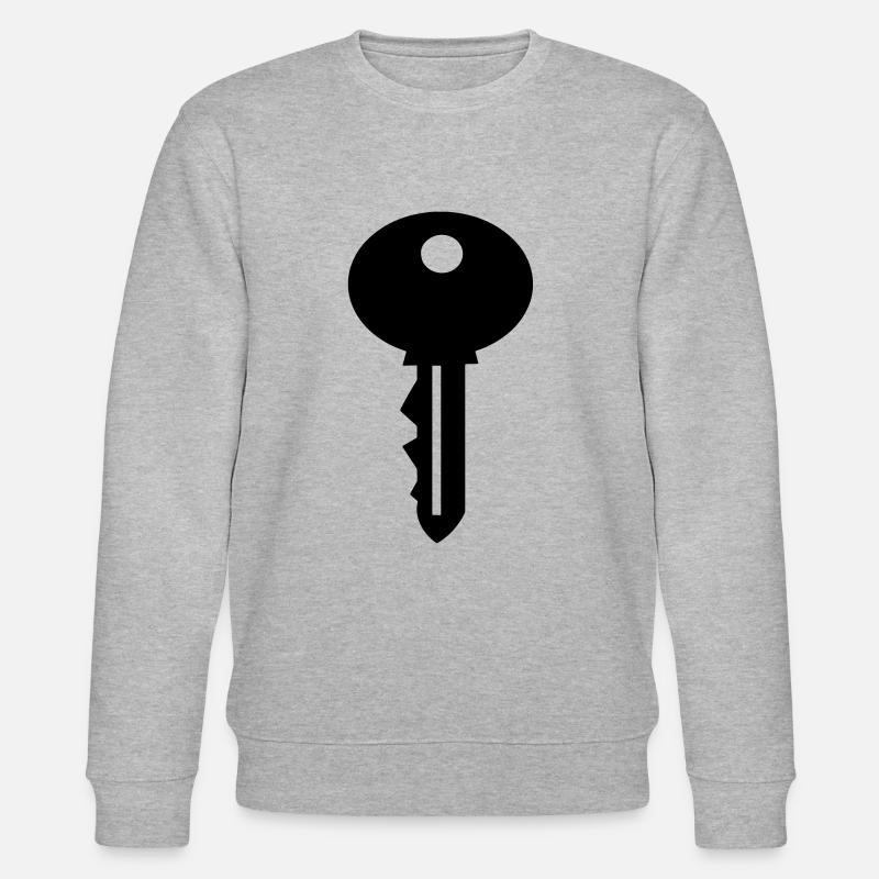 Key - Schlüssel - Clé - Stanley/Stella Unisex Bio-Sweatshirt CHANGER  - Grau meliert