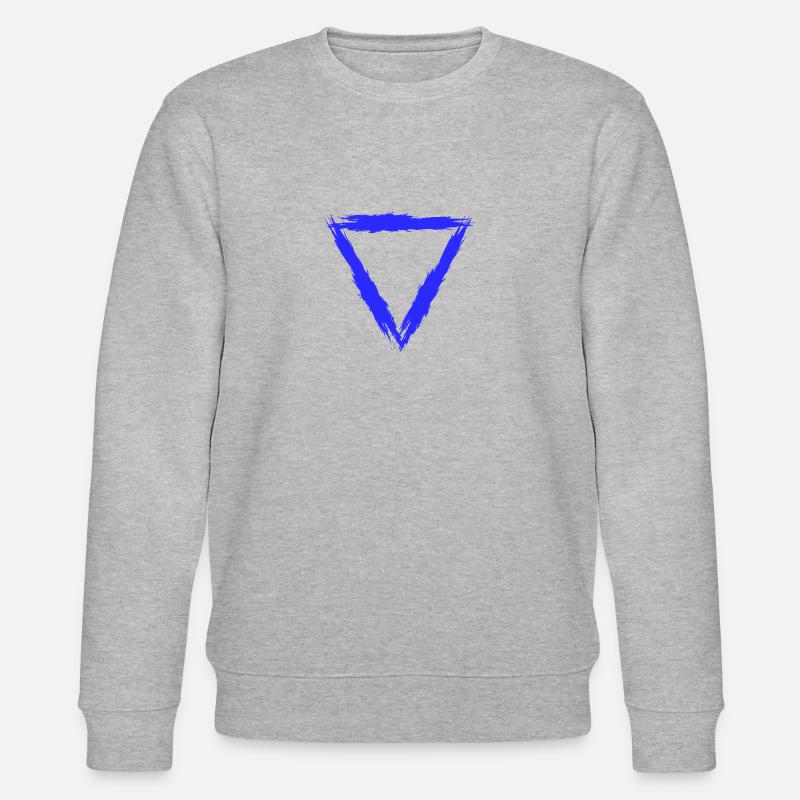 Élément symbole eau - Sweat bio CHANGER Stanley/Stella Unisexe - gris chiné