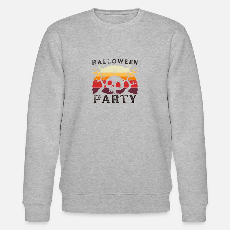 Halloween-Party - Stanley/Stella Unisex Bio-Sweatshirt CHANGER  - Grau meliert