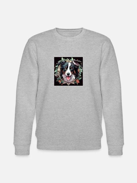 Hi here I am - Stanley/Stella CHANGER Unisex Organic Sweatshirt - heather grey