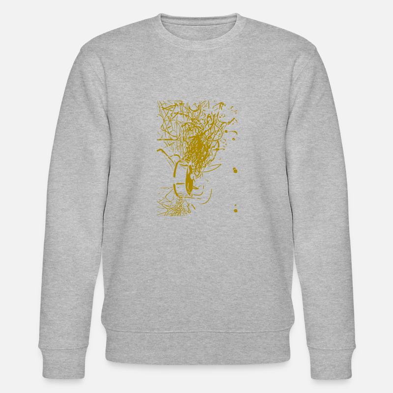 Conception abstraite - Sweat bio CHANGER Stanley/Stella Unisexe - gris chiné