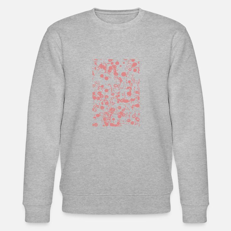 Abstrakt - Stanley/Stella Unisex Bio-Sweatshirt CHANGER - Grau meliert