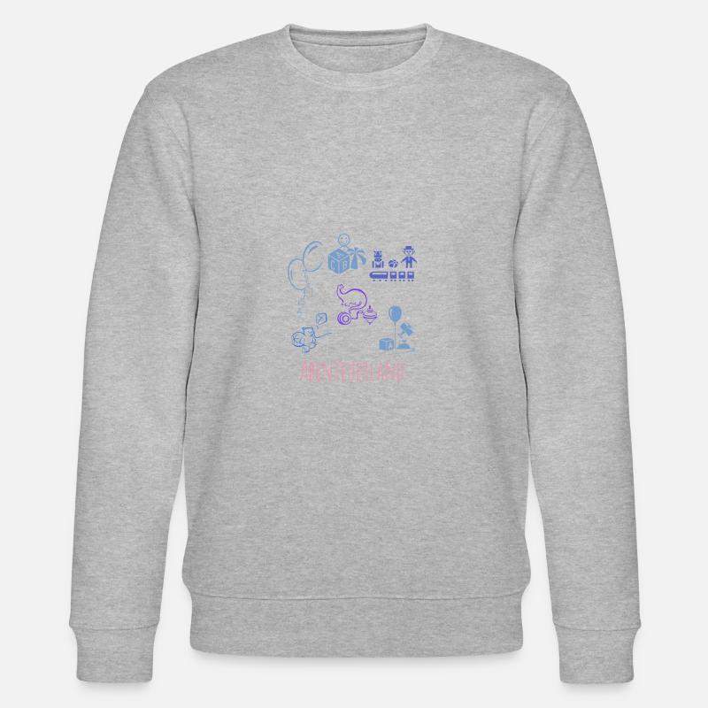 Abenteuerland - Stanley/Stella Unisex Bio-Sweatshirt CHANGER  - Grau meliert