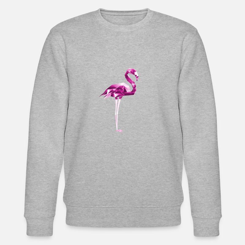 Flamingo Rose - Stanley/Stella Unisex Bio-Sweatshirt CHANGER  - Grau meliert
