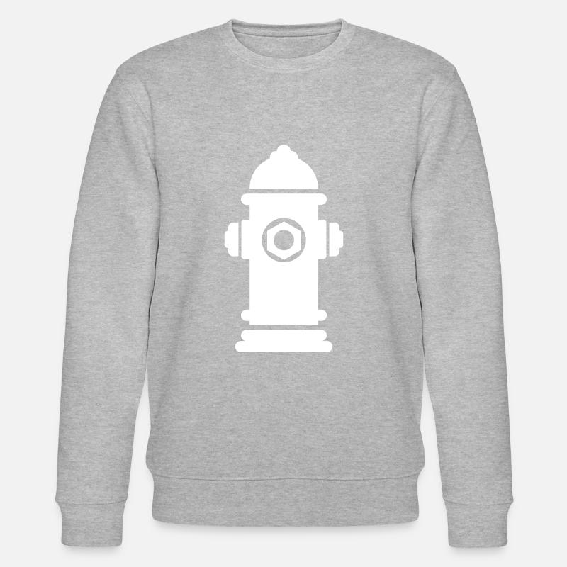Hydrant Icon - Stanley/Stella Unisex Bio-Sweatshirt CHANGER  - Grau meliert