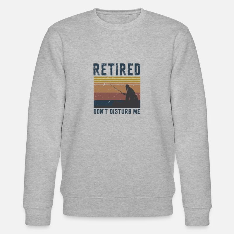 Rentner Sprüche & Geschenke Ruhestand - Stanley/Stella Unisex Bio-Sweatshirt CHANGER  - Grau meliert