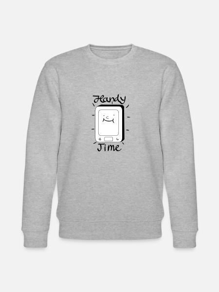 Handy Time - Stanley/Stella Unisex Bio-Sweatshirt CHANGER - Grau meliert