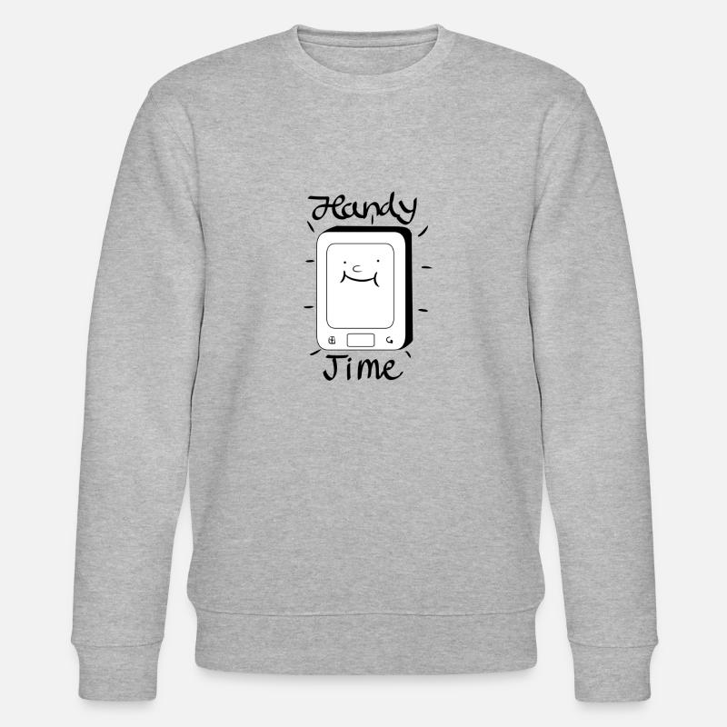 Handy Time - Stanley/Stella Unisex Bio-Sweatshirt CHANGER  - Grau meliert